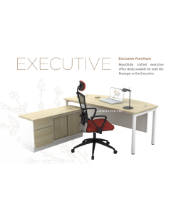 Executive Bow Front Desk
