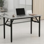 Versa Fold multi-purpose table used as a temporary workstation with laptop iSimply Singapore GS style