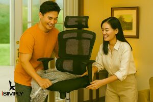 iSimply ergonomic chair delivery and assembly in Singapore