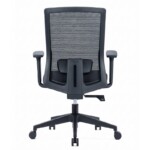 Rear view of the Ideal mid back mesh chair showing the reinforced nylon frame and breathable mesh texture.